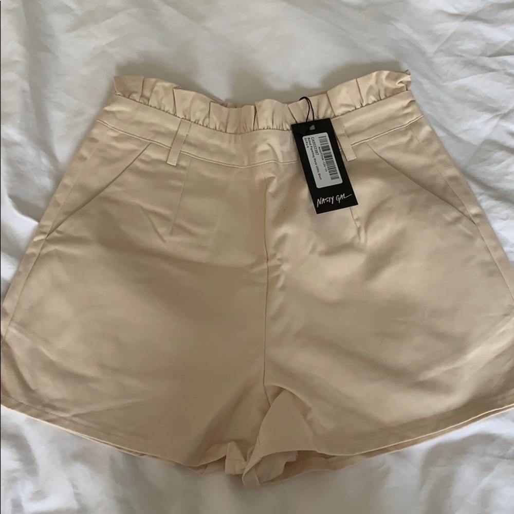Nasty gal paper bag waist utility short